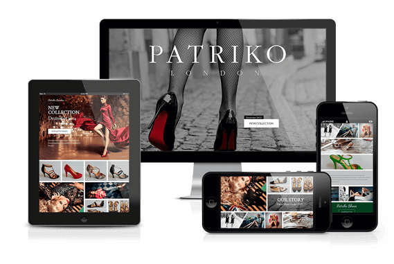 Patriko London Responsive Ecommerce Website Design