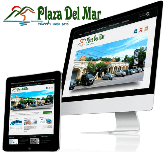 Plaza Del Mar Phuket Property Web Design
