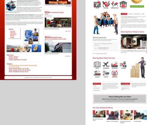 Website Redesign - BigMove Phuket - Home Page