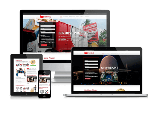 Website Redesign - BigMove Phuket by Hue-Marketing