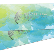 Riviera Residence Phuket Business Cards With Silver Foil