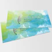 Business Cards With Silver Foil Stamp