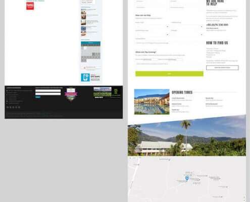 Contact Us Page Thanyapura Phuket Website Redesign