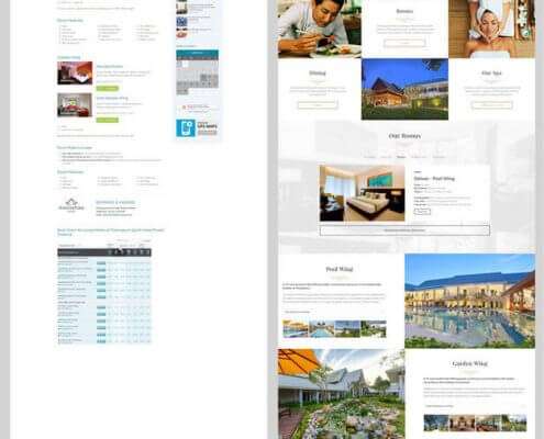 Hotel and Spa Thanyapura Phuket Website Redesign