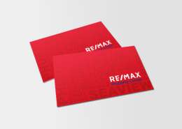 Remax Property Business Card Design
