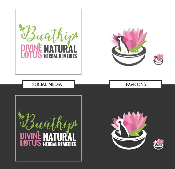 Logo Design Update Refresh For Buathip By Hue Marketing Phuket