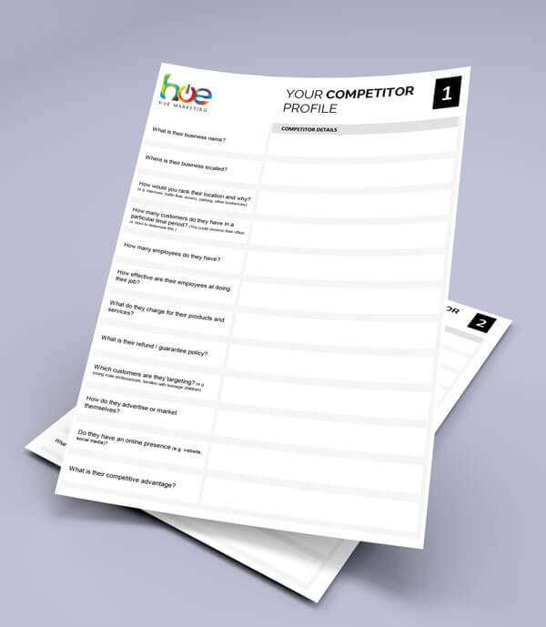 Competitor Profile Worksheets