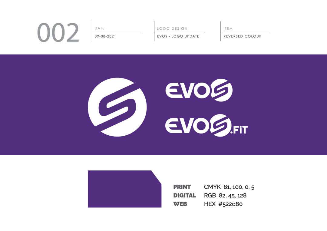 Evos Rebrand New Logo Colour