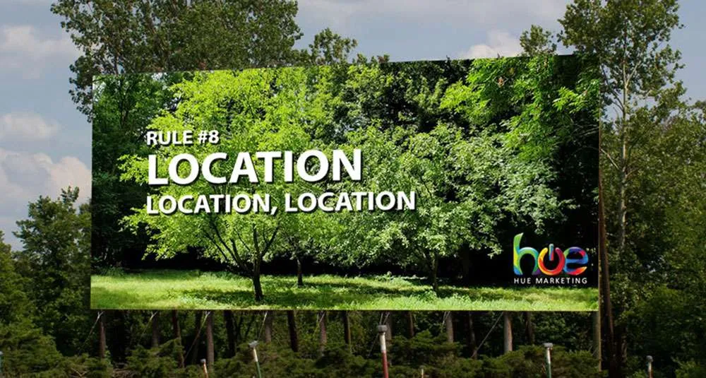 Rule #8. Location Location Location