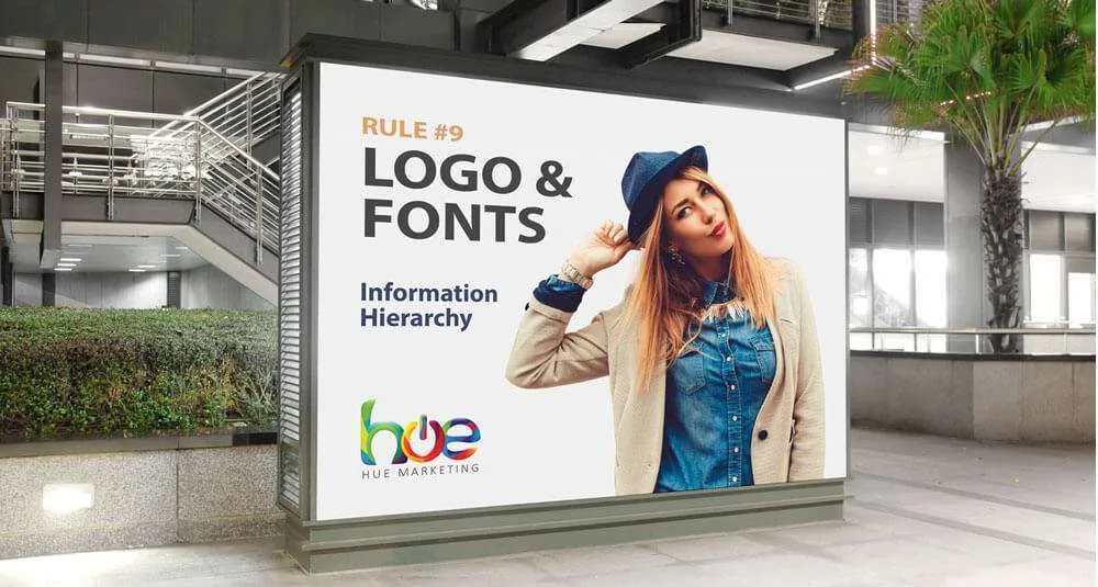 Rule #9. Fonts & Logos