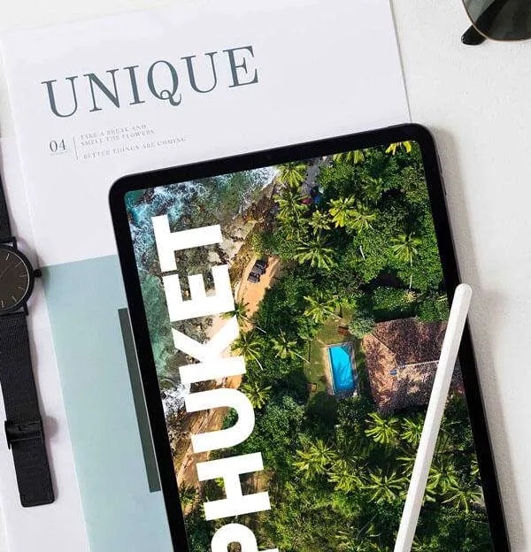 Phuket premium website design by Hue Marketing