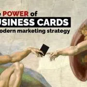 The power of business cards in modern marketing strategy