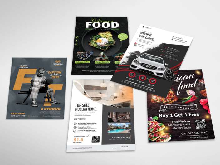 Lefflets Leaflets & Flyers - Design & Print | Hue Marketing Phuket