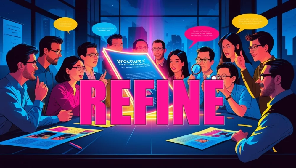 7 Must-Know Tips for Stunning Brochure Designs 10 Rule 7 – Test and Refine