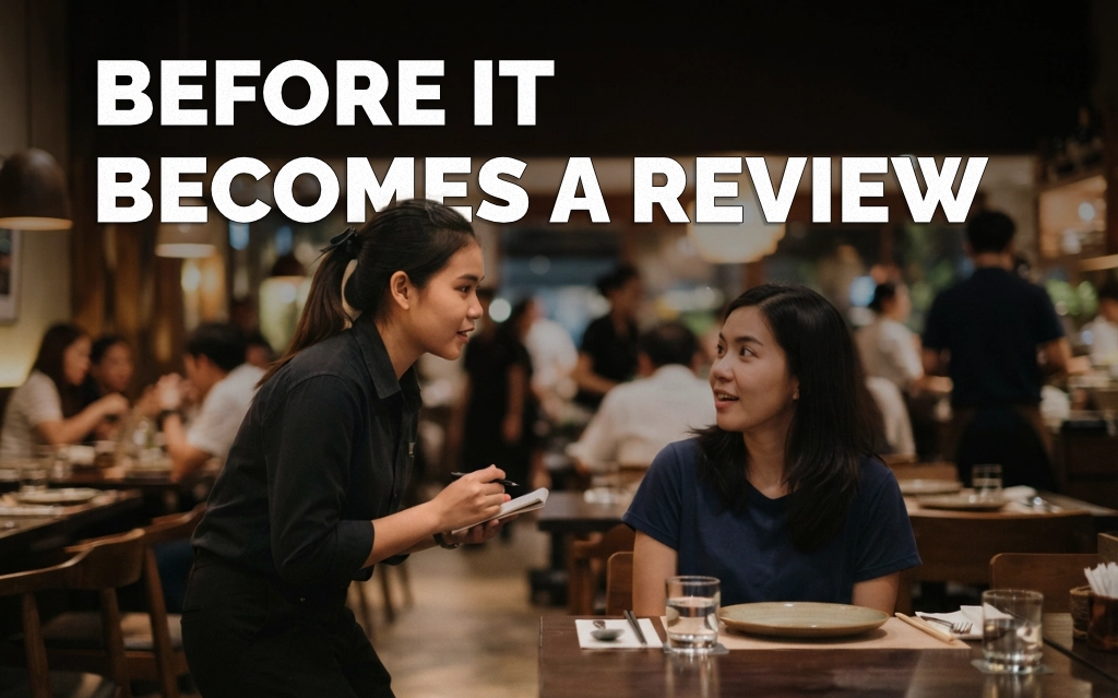 Before One Experience Becomes a Permanent Review